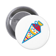 Cono de la escuela pins