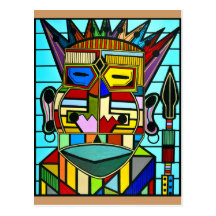 "Conquistando y conquistar" por Ruchell Alexander Tarjeta Postal