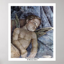 Consagración de la placa de Putti de Mantegna Andr Poster
