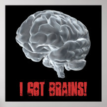 ¡Conseguí cerebros! Poster
