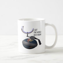 Conseguí el mundo en un gancho tazas