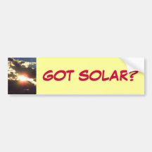 ¿CONSEGUIDO SOLAR? bumpersticker Pegatina De Parachoque