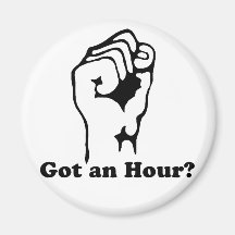 ¿Conseguido y hora? Imán De Frigorifico