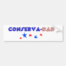 conservadad etiqueta de parachoque