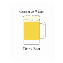 Conserve la cerveza de la bebida del agua postal