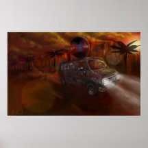 consiga a outta mis sueños y en mi furgoneta posters