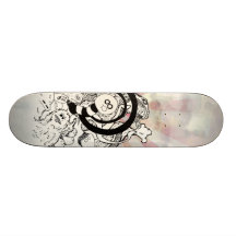 Consiga de la cama tabla de skate