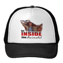 Consiga dentro de los animales gorro