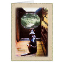 Consiga el pozo pronto - Basset Hound Tarjeta