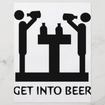 consiga en icono de la cerveza flyer personalizado