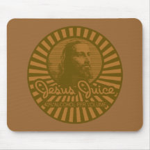Consiga su Crunk en estilo del jugo de Jesús Alfombrillas De Ratón
