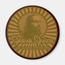 Consiga su Crunk en estilo del jugo de Jesús Imán De Frigorifico