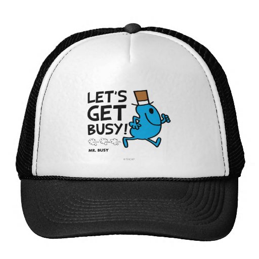 Consigamos ocupados (el texto negro) gorra