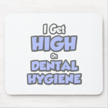 Consigo alto en higiene dental alfombrillas de ratón