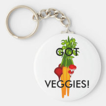 "Consiguió los Veggies!" Llavero