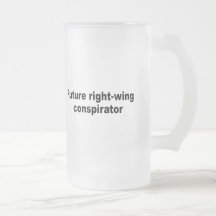 Conspirador de la derecha futuro tazas de café