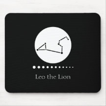 Constelación Mousepad de Leo Tapetes De Ratones