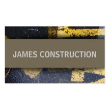 CONSTRUCCIÓN DE JAMES TARJETA DE VISITA