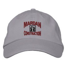 Construcción de Mardan Gorra De Beisbol Bordada