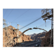 Construcción de puente del Preso Hoover Tarjetas Postales