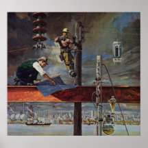 Construcción del vintage posters