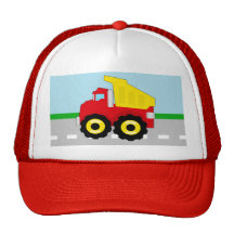 Construcción Dumptruck de los niños Gorros
