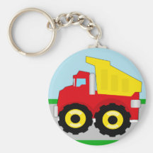 Construcción Dumptruck de los niños Llavero
