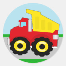 Construcción Dumptruck de los niños Pegatina