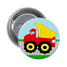 Construcción Dumptruck de los niños Pins