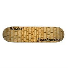 Construcción fangosa de la pared de ladrillo monopatin personalizado