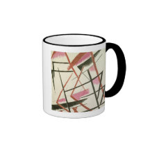 Construcción linear, c.1921 (aguazo en el papel) taza