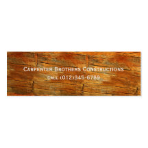 construcción tarjeta de visita