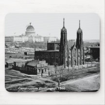 Construcción Washington Mousepad Alfombrilla De Ratones