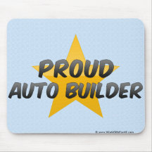 Constructor auto orgulloso alfombrilla de ratones