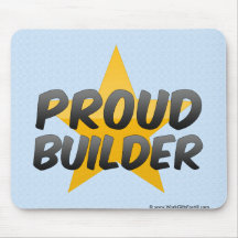 Constructor orgulloso alfombrilla de ratones