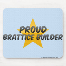 Constructor orgulloso del tabique alfombrilla de raton