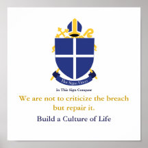 Construya una cultura de la vida - poster