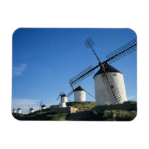Consuegra, La Mancha, España, molinoes de viento 2 Imanes
