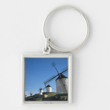 Consuegra, La Mancha, España, molinoes de viento 2 Llavero
