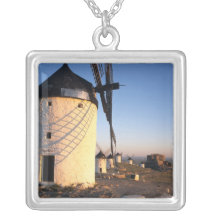 Consuegra, La Mancha, España, molinoes de viento Colgante Personalizado