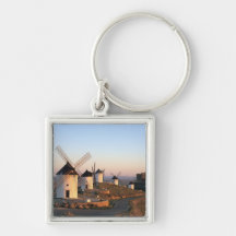 Consuegra, La Mancha, España, molinoes de viento Llaveros Personalizados
