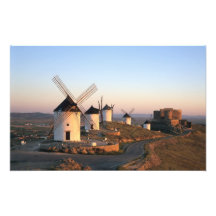 Consuegra, La Mancha, España, molinoes de viento Fotografias
