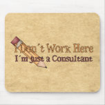 Consultor de trabajo tapete de ratón