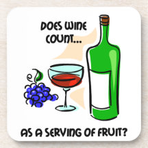 consumo de vino divertido posavasos de bebida