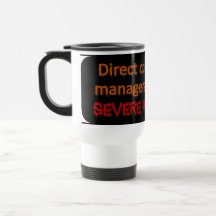 Contacto de la gestión taza de café