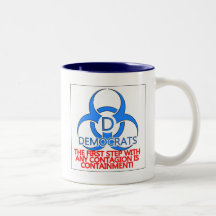 Contención de Demócrata Taza De Café