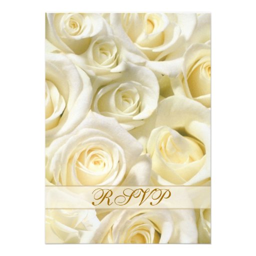 Contestación RSVP de la invitación con las rosas d