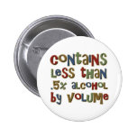 Contiene menos que punto el 5 por ciento de alcoho pins