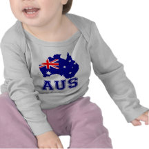 Continente de Australia Camisetas