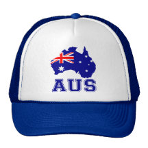 Continente de Australia Gorros